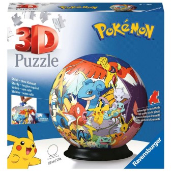 Ravensburger - Puzzle 3D Kula: Pokemon 72 elem. 117857