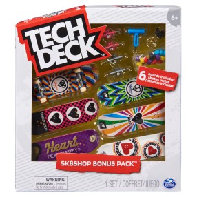 Tech Deck - Zestaw Skateshop Deskorolka Fingerboard The Heart Supply 6-pak 20136711