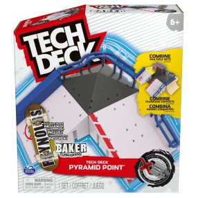 Tech Deck X-Connect - Zestaw startowy Pyramid Piont + Deskorolka Fingerboard Baker 20139396