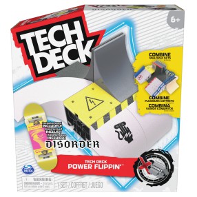 Tech Deck X-Connect - Zestaw startowy Power Flippin' + Deskorolka Fingerboard Disorder 20139397