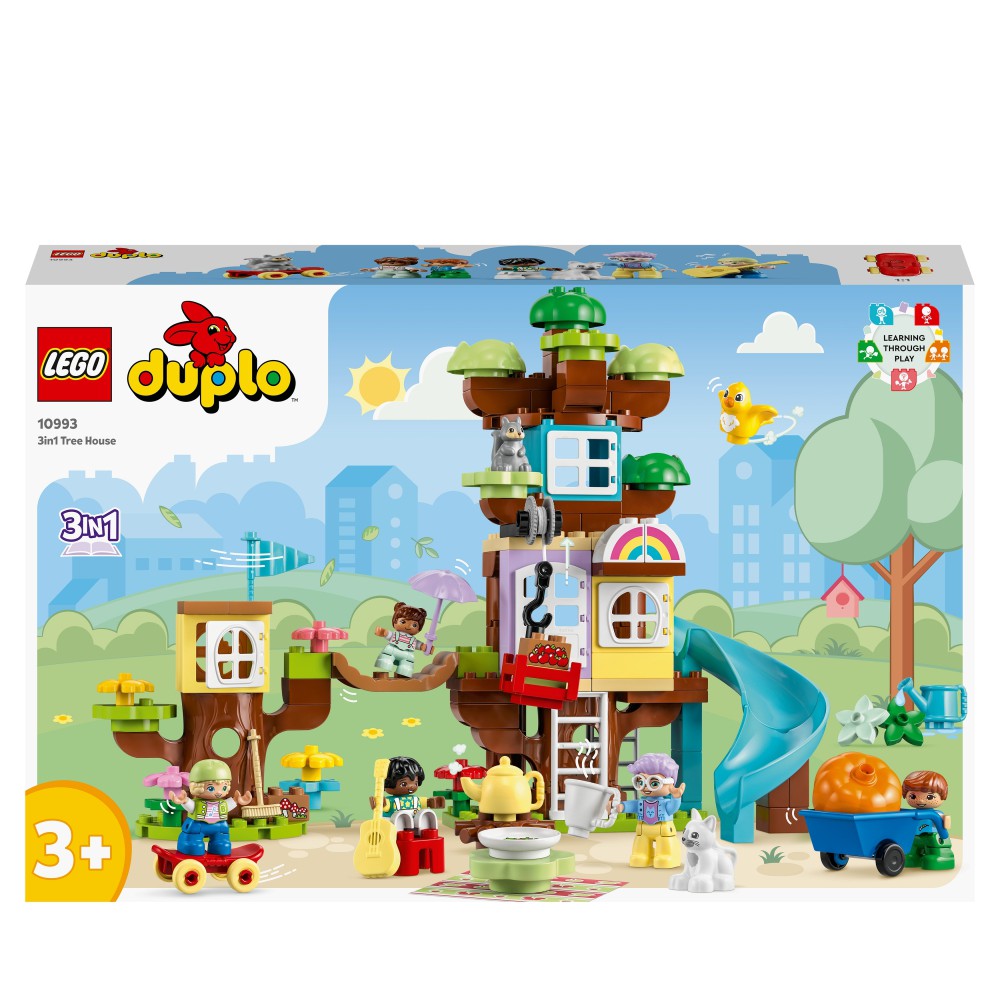 spiraal dauw punch LEGO DUPLO Town - Domek na drzewie 3w1 10993