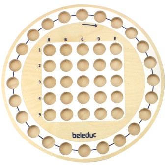Beleduc - Gra logiczna Marbelino Układanie wzorów Drewniana 21023X