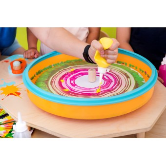 Beleduc - Wirujące kolory Kreatywny zestaw do malowania farbami dla dzieci 68500