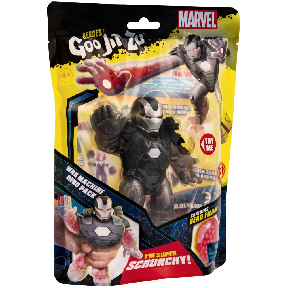 Goo Jit Zu Marvel - Rozciągliwa figurka War Machine Hero Pack GOJ41494