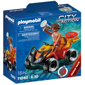 Playmobil - City Action Quad ratownika 71040X