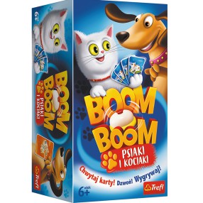 Trefl - Boom Boom Psiaki i Kociaki Gra rodzinna 01909