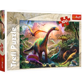 Trefl - Puzzle Świat dinozaurów 100 elem. 16277