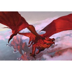 Trefl - Puzzle drewniane Starożytny czerwony smok Dungeons & Dragons 500+1 elem. 20181