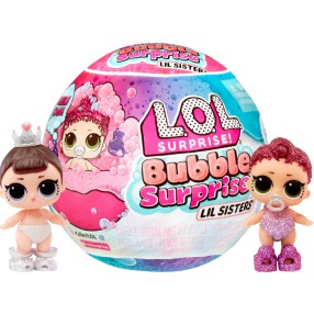L.O.L. SURPRISE - Laleczka Lil Sisters w kuli niespodziance Bubble Surprise 119791
