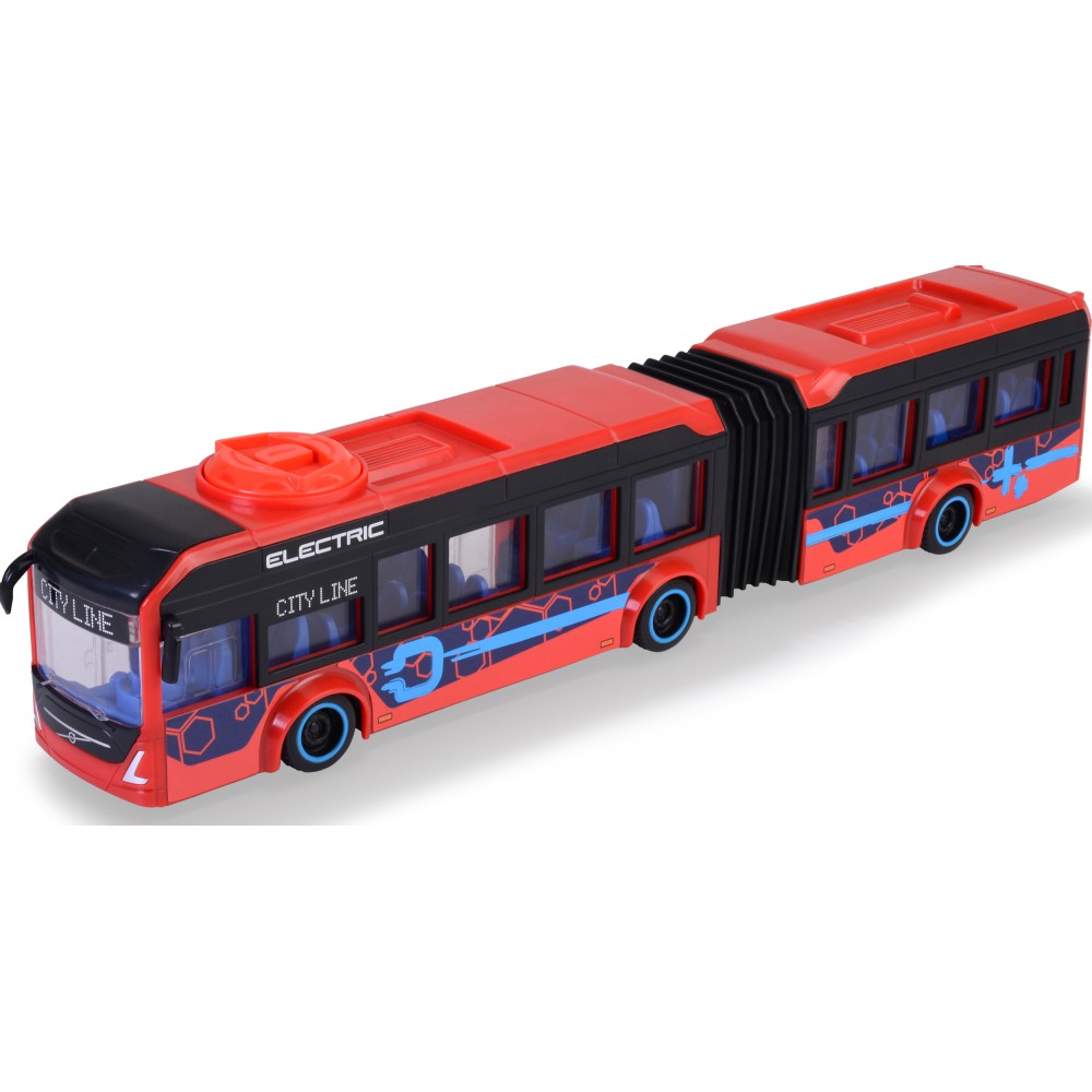Dickie City - Czerwony autobus przegubowy VOLVO 40 cm 3747015