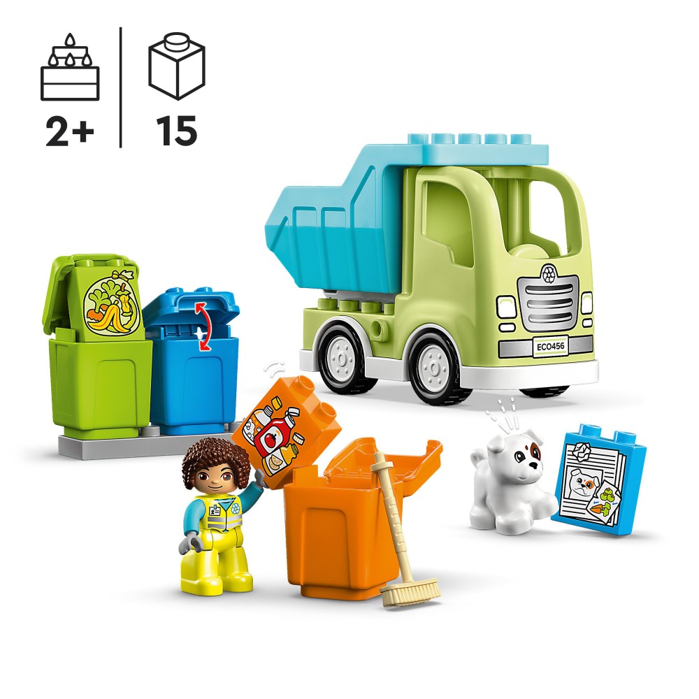 LEGO DUPLO - Ciężarówka recyklingowa 10987