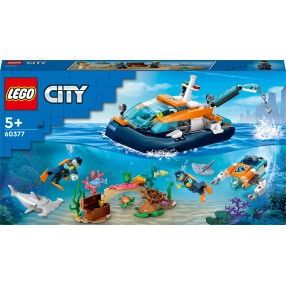 LEGO City - Łódź do nurkowania badacza 60377