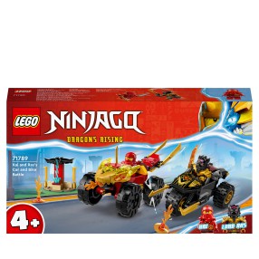 LEGO Ninjago - Bitwa samochodowo-motocyklowa między Kaiem a Rasem 71789