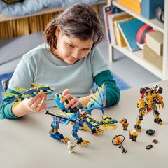 LEGO Ninjago - Smok żywiołu kontra mech cesarzowej 71796