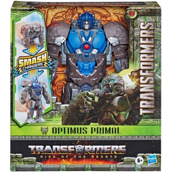 Hasbro Transformers Rise of the Beasts - Figurka Optimus Primal Smash Changer 23 cm F4641
