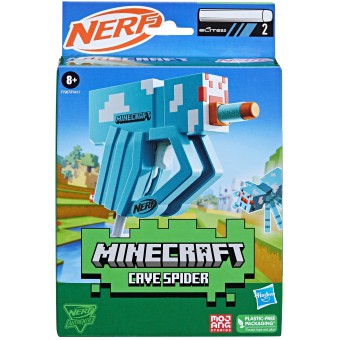 Hasbro Nerf - Wyrzutnia Microshots Minecraft Micro Cave Spider F7967