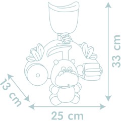 Smoby Little - Hipopotam Zabawka do kąpieli 140405