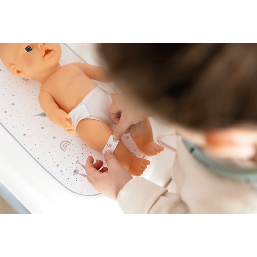 Smoby Baby Care - Centrum opieki z elektronicznym tabletem + 24 akcesoria 240305