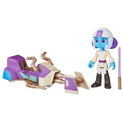 Hasbro Star Wars - Figurka akcji Lys Solay + śmigacz Przygody młodych Jedi F8012