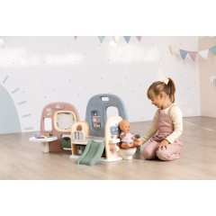 Smoby Baby Care - Kącik zabaw dla lalki + 27 akcesoriów 240307