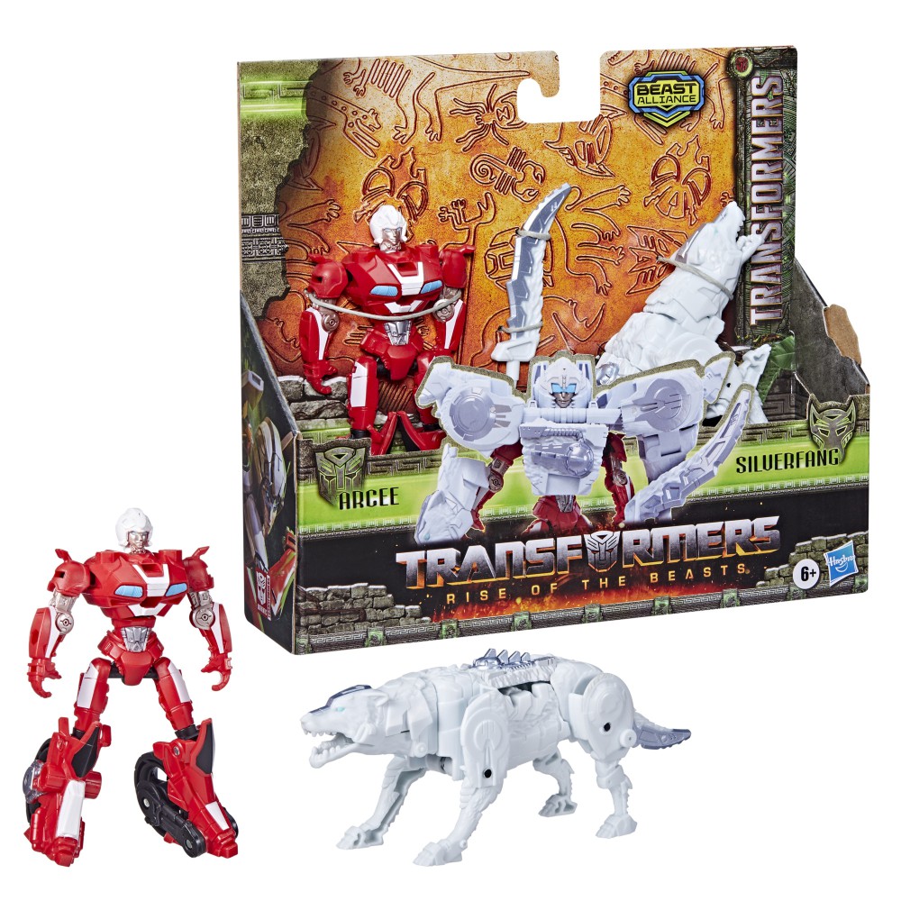 Hasbro Transformers Beast Alliance - Figurka Beast Combiner Arcee 13 cm Rise of the Beasts 2-pack F4618