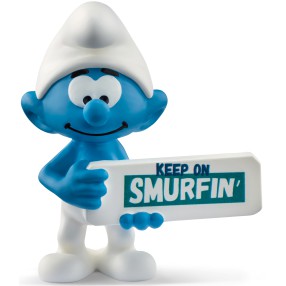 Schleich - Smerf ze znakiem "Keep on Smurfin" 20843