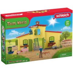Schleich Farm World - Duża farma ze zwierzętami i akcesoriami 42605