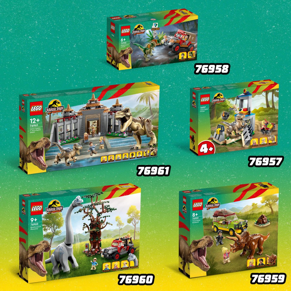 LEGO Jurassic World - Zasadzka na dilofozaura 76958
