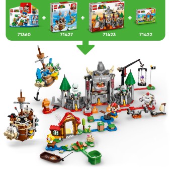 LEGO Super Mario - Walka w zamku Dry Bowsera - zestaw rozszerzający 71423