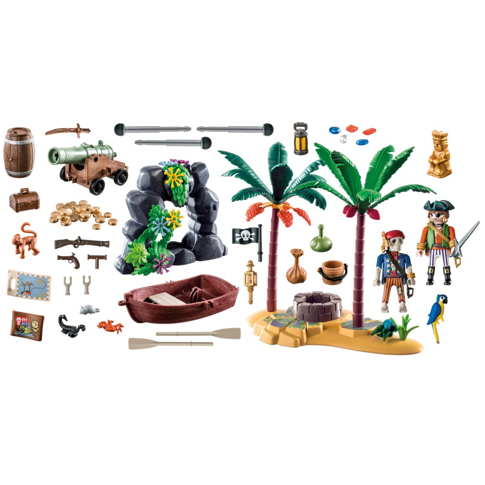 Playmobil - Piracka wyspa skarbów ze szkieletem 70962