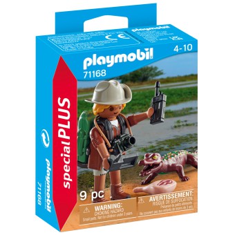 Playmobil - Badacz z aligatorem 71168