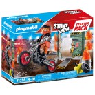 Playmobil - Stunt Show Pokaz kaskaderski ze ścianą ognia 71256