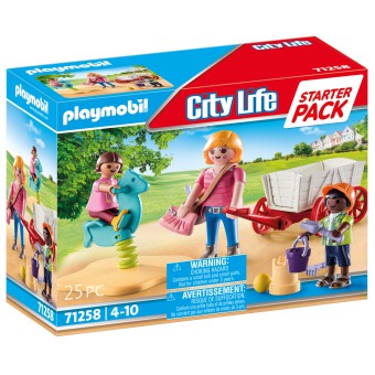 Playmobil - City Life Opiekunka z wózkiem 71258