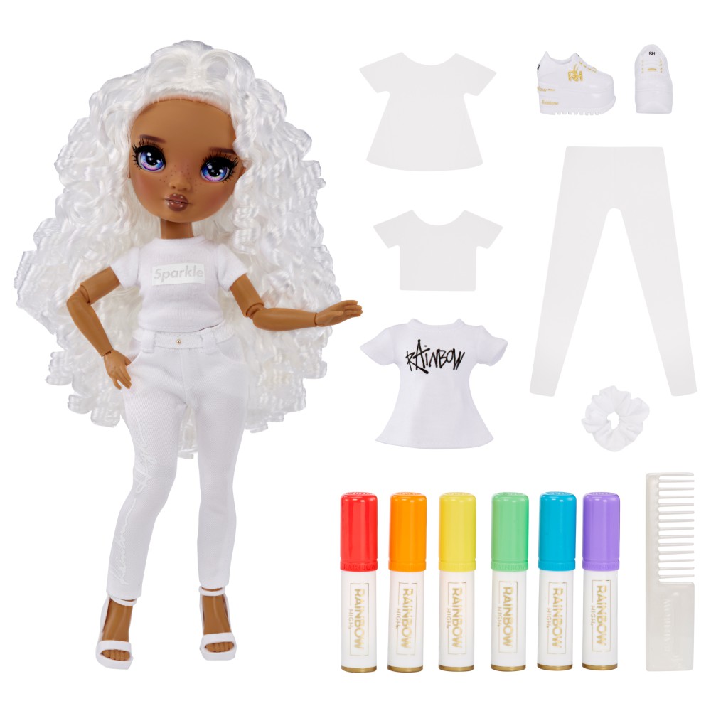 Rainbow High - Modna lalka z fioletowymi oczami Color & Create 594147