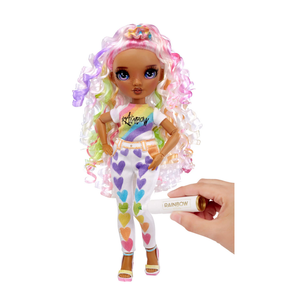 Rainbow High - Modna lalka z fioletowymi oczami Color & Create 594147
