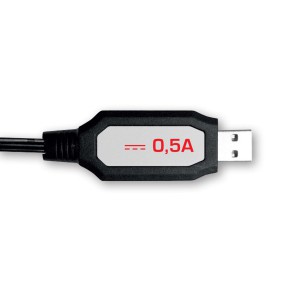 Carrera RC - Kabel USB 0,5A do akumulatorów Li-Ion 3,7V 600067X