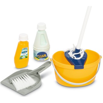 Ecoiffier Clean Home - Wózek do sprzątania z odkurzaczem + 10 akcesoriów 2770