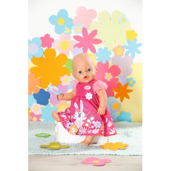 BABY born - Sukienka w kwiaty Dla lalki 43 cm 832639