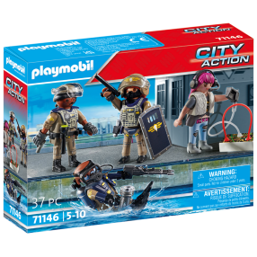 Playmobil - City Action Zestaw figurek jednostki specjalnej 71146