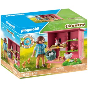 Playmobil - Country Kury z pisklętami 71308