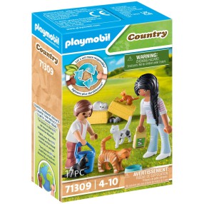Playmobil - Country Rodzina kotków 71309