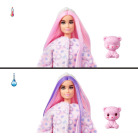 Barbie Cutie Reveal - Lalka Barbie Różowy miś + zwierzątko HKR04