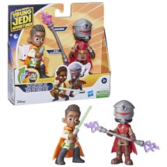 Hasbro Star Wars - Figurki akcji 2-Pak Pop-Up Lightsaber Duel Kai Brightstar i Taborr Przygody młodych Jedi F8007