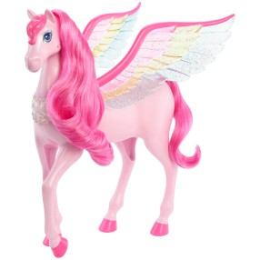Barbie Szczypta Magii - Różowy Pegaz ze światłem i dźwiękiem HLC40
