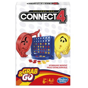 Hasbro - Gra Connect 4 Grab & Go Wersja Podróżna B1000