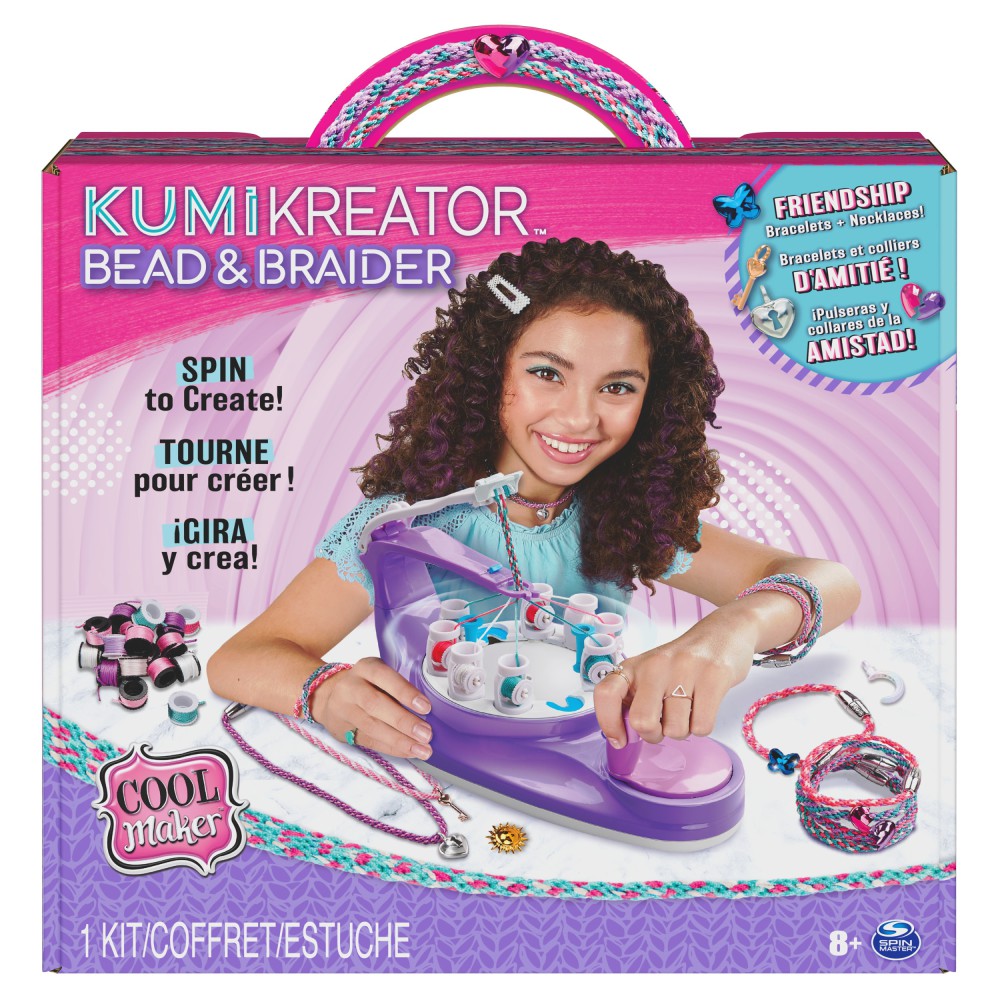 Cool Maker - Kumi Kreator 3w1 Zestaw do tworzenia naszyjników i bransoletek przyjaźni 20138414