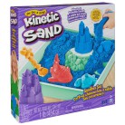 Kinetic Sand - Piasek kinetyczny Piaskownica z niebieskim piaskiem 454 g 20143454