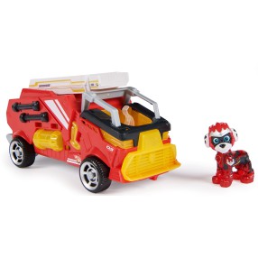 Psi Patrol - Pojazd strażacki ze światłem i dźwiękiem + figurka pieska Marshall 20143008