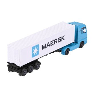 Majorette - Metalowa ciężarówka Maersk z kontenerem 2057289 A