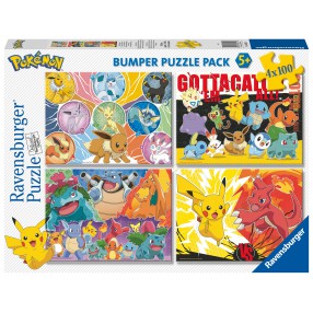 Ravensburger - Puzzle dla dzieci Pokemon 4x100 elem. 056514